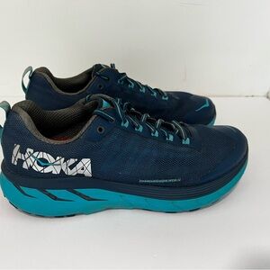 Hoka Women's Navy and Teal Athletic Shoes